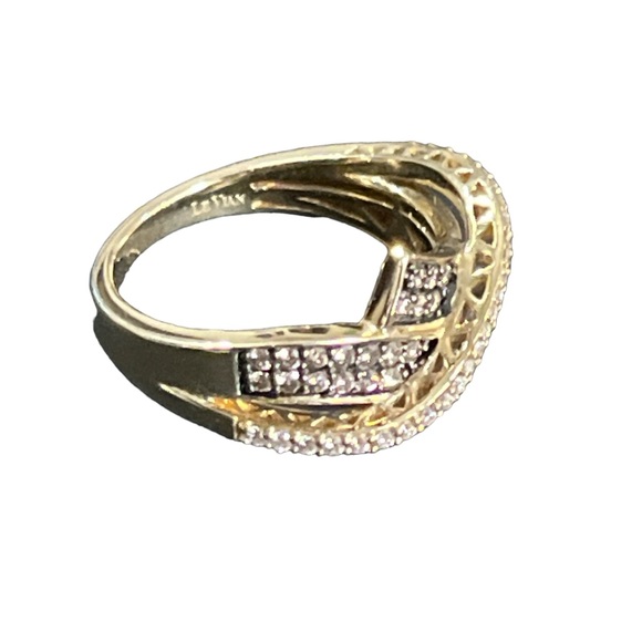NWOT Le Vian Diamond Ring 5/8 ct tw 14K Honey Gold - Picture 6 of 6